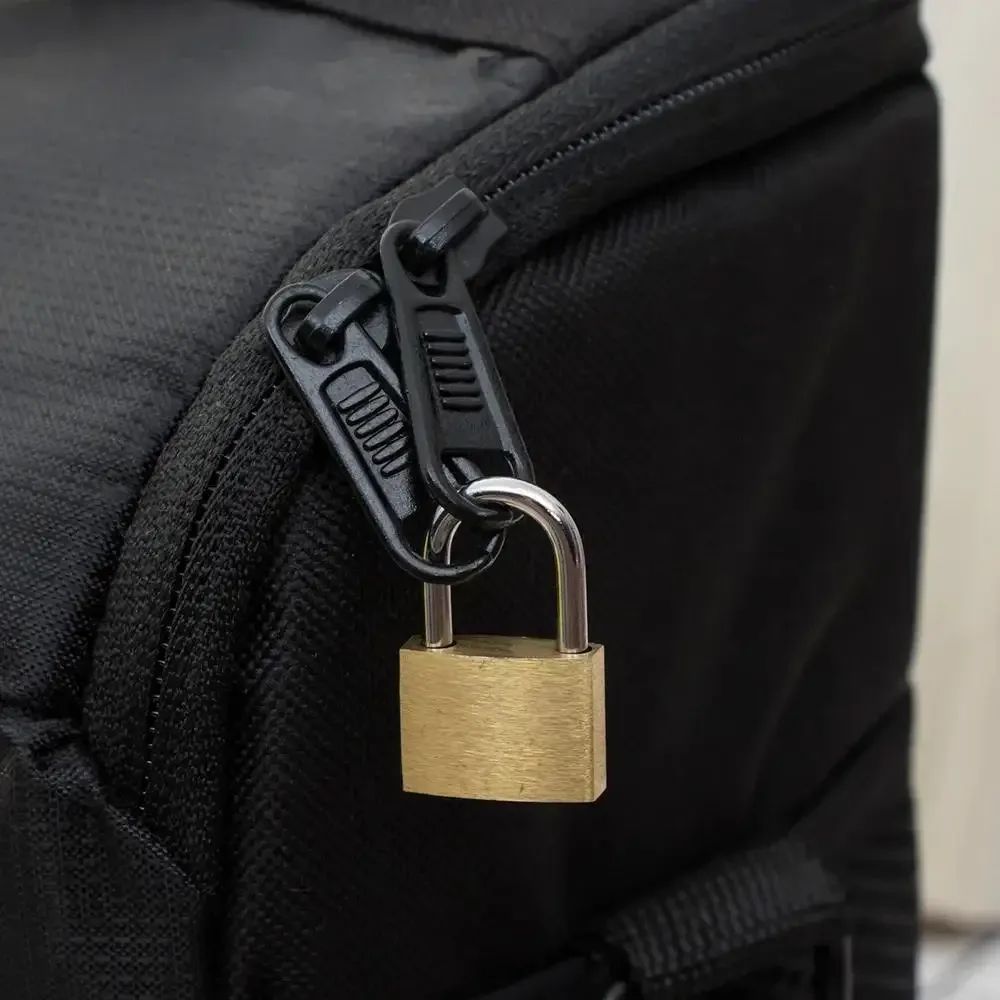 Mini cadenas en cuivre - Sécurité à clé pour bagages, sacs à dos et casiers - Serrures de voyage durables