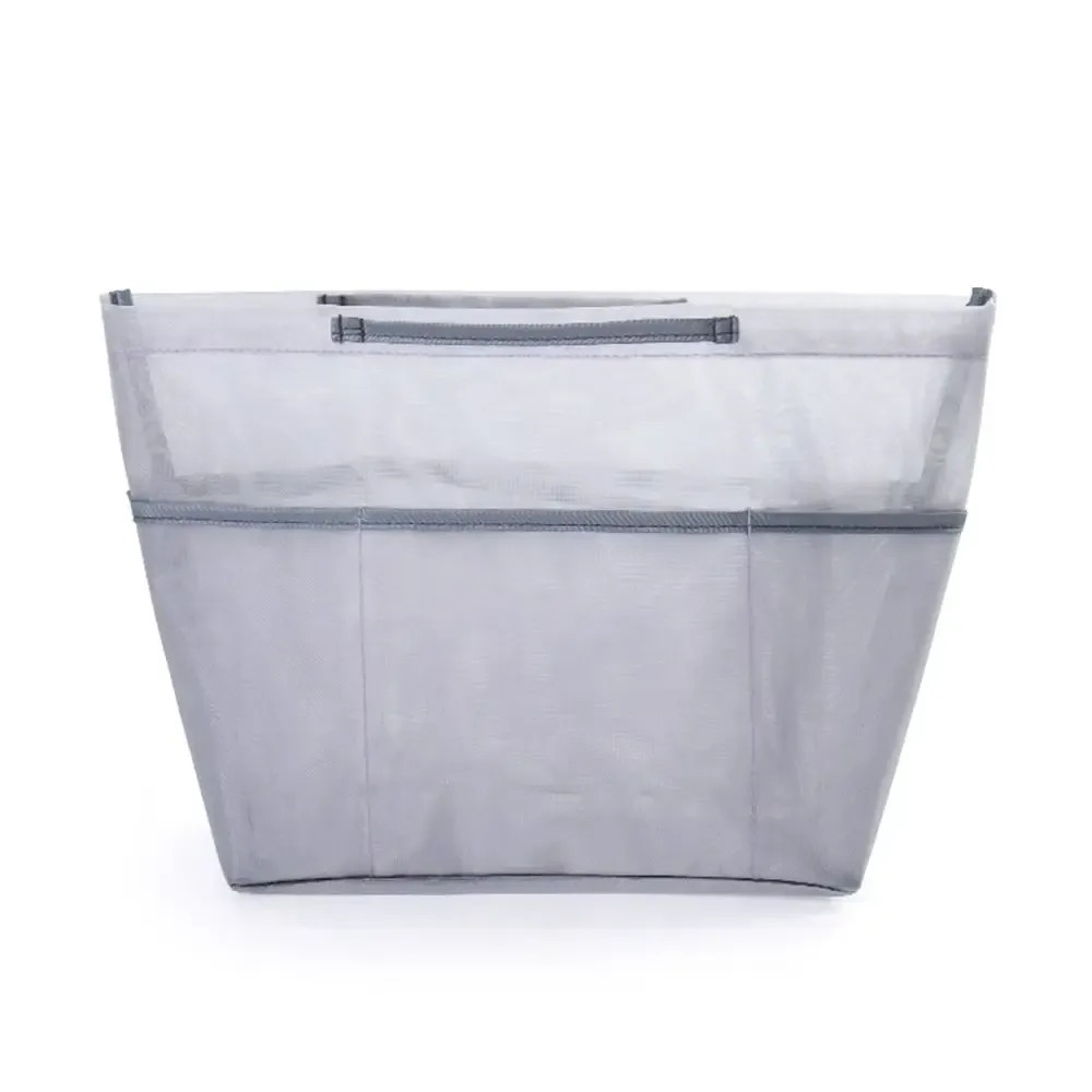 nouveau sac intérieur en maille de nylon, grande capacité, anti-affaissement, sac fourre-tout, extensible, multi-poches, poche insérée pour sac longxiang