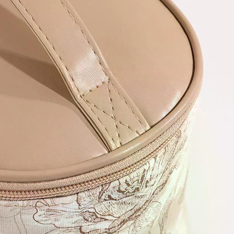 trousse de toilette transparente à imprimé floral, lot de 3, grande capacité, pochette de rangement pour maquillage portable pour femmes, voyage