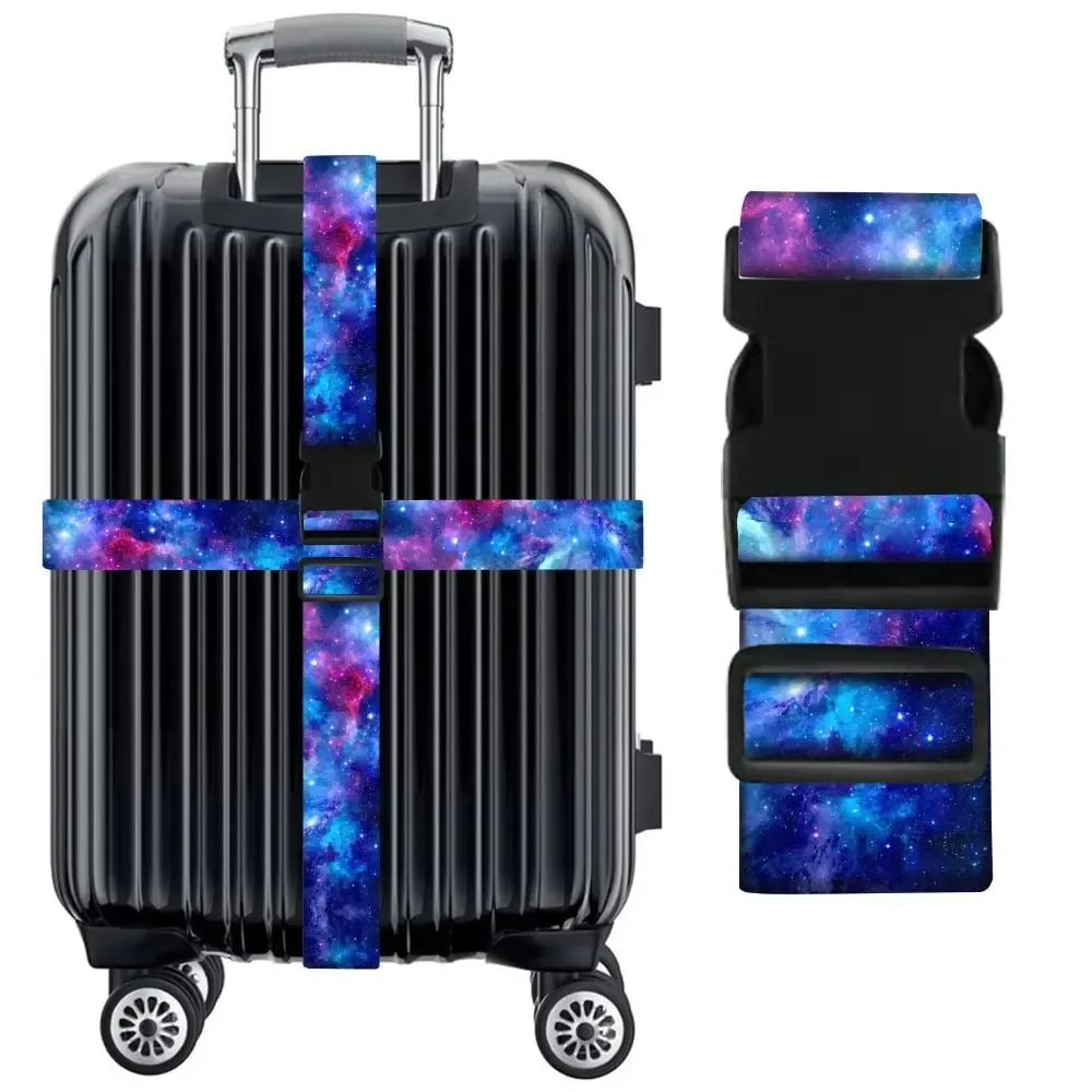 sangle de bagage réglable avec boucle, sangle croisée, ceinture de fixation, ceinture de conditionnement, ceinture antivol pour valise, accessoires de bagage