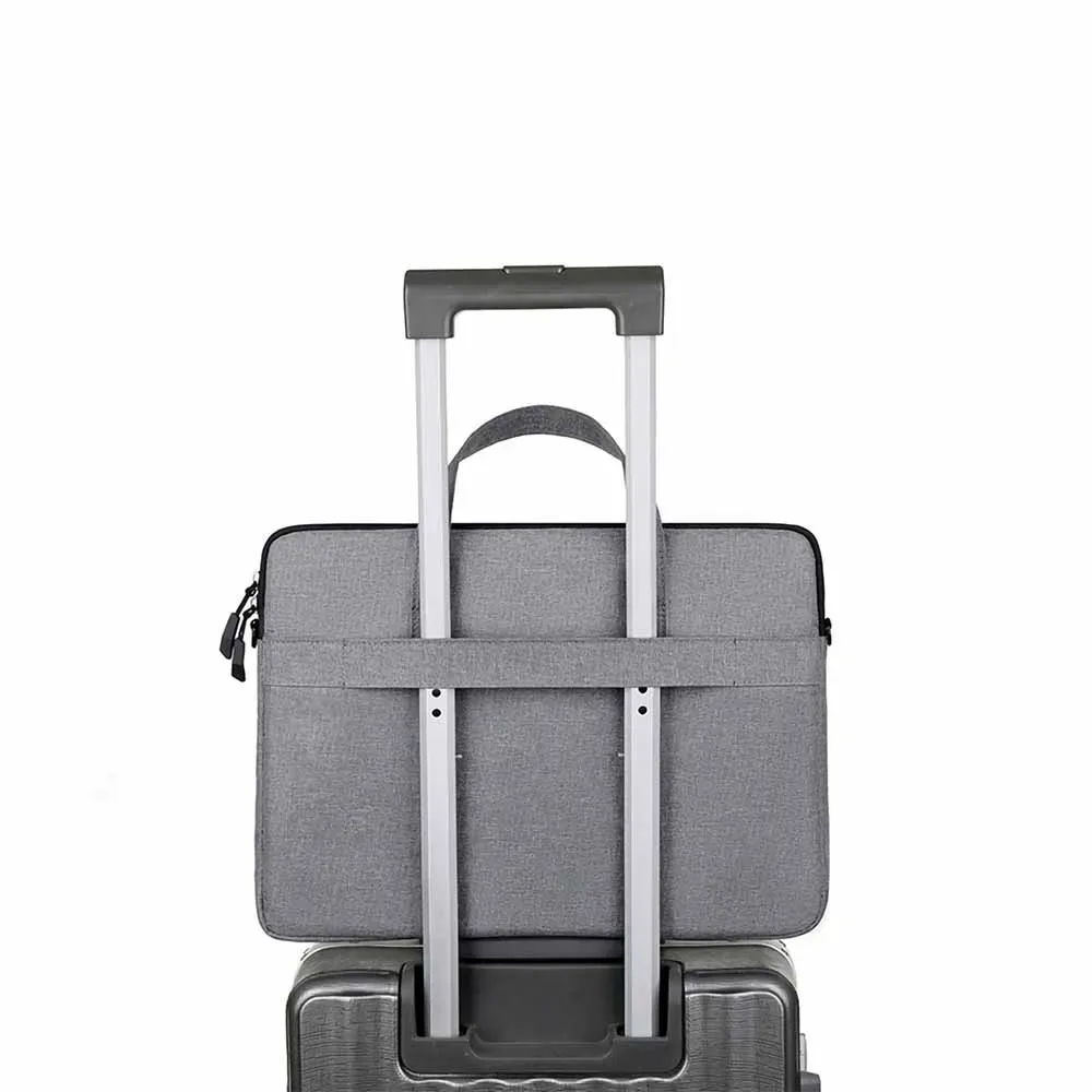 nouveau sac pour ordinateur portable avec nom brodé personnalisé sac pour ordinateur portable de grande capacité pour affaires en plein air, sac cadeau pour ordinateur portable à bandoulière unique