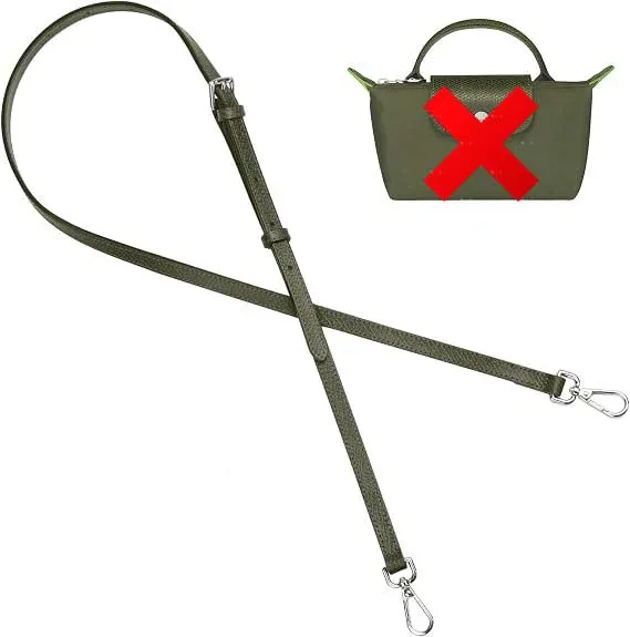 sangle de sac à bandoulière de remplacement en cuir pour mini sac longchamp, sangle d'épaule sans poinçonnage, accessoires de sac de modification