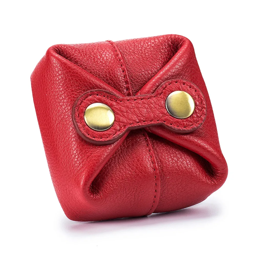 sac à cosmétiques en cuir véritable pour femmes, pochette de maquillage mignonne, petite boîte à clés pour écouteurs, étui de rangement pour rouge à lèvres, mini porte-monnaie à la mode