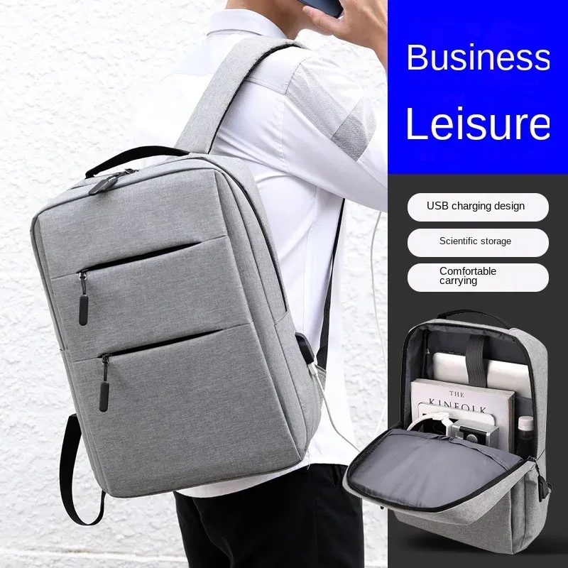 sac à dos pour ordinateur portable avec chargement usb, pour hommes et femmes, 15,6 pouces, durable, décontracté, pour les voyages d'affaires