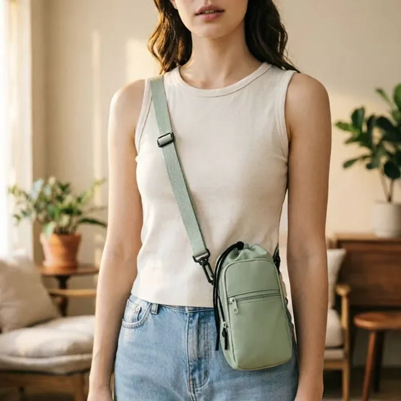 sac à bouteille d'eau portable avec sangle réglable, tasses thermiques, housse de protection isolée, poche pour téléphone, sac de voyage pour sports de plein air