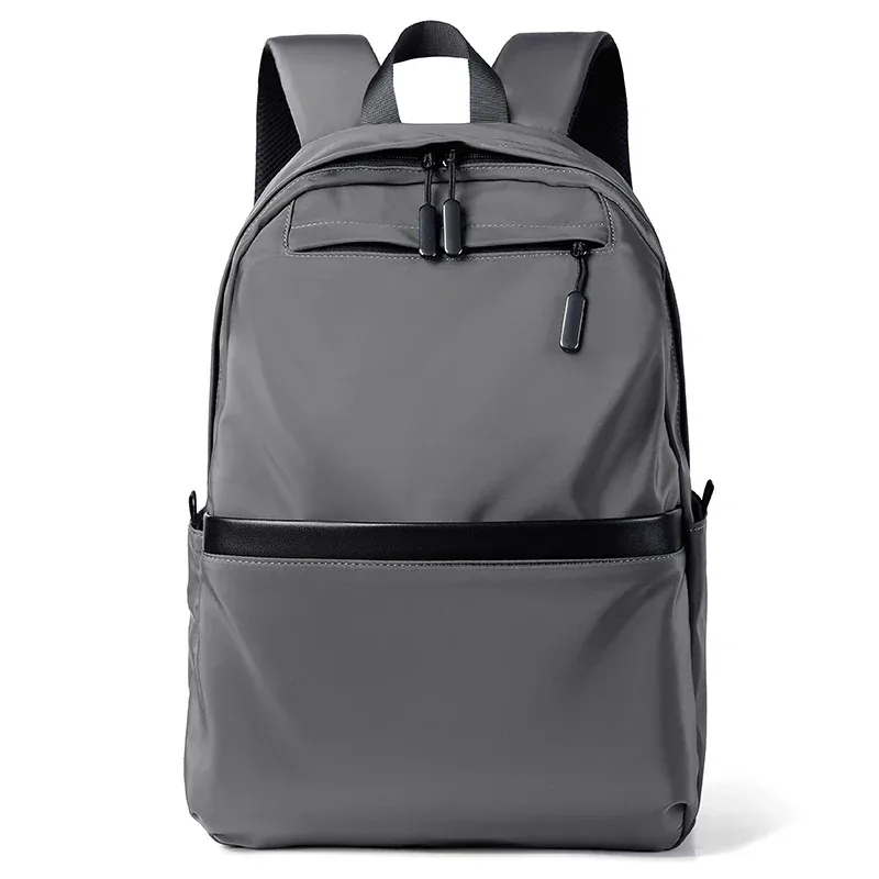 sac à dos léger pour hommes, couleur unie, simple, grande capacité, sport, voyage, déplacements, ordinateur portable