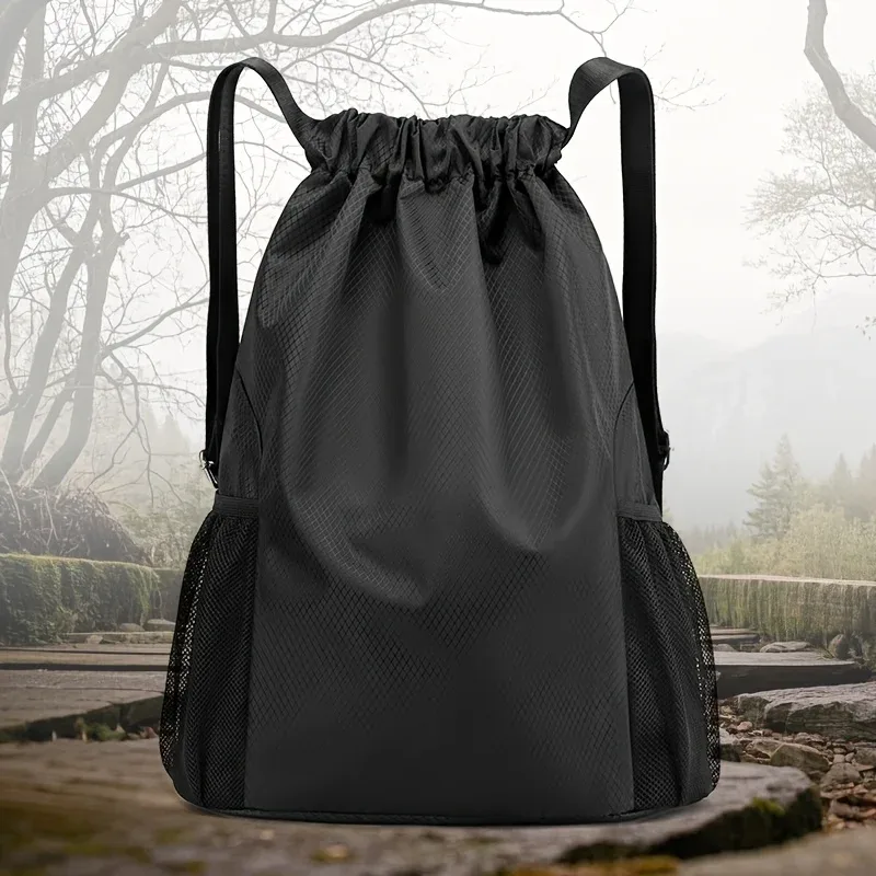 sac à dos neutre à cordon de serrage, sac de sport de grande capacité, adapté aux voyages, au sport, au fitness, sacs à dos pour hommes de grande capacité