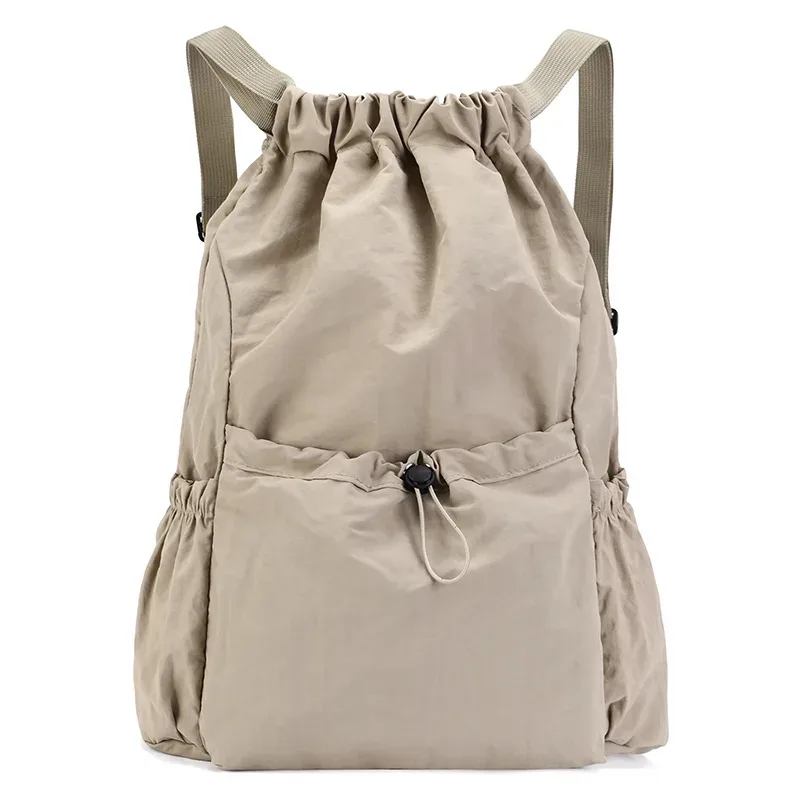 nouveau sac à dos pliable à cordon de serrage, imperméable, léger, grande capacité, sac de sport, sac de voyage portable pour la randonnée en plein air et les loisirs.