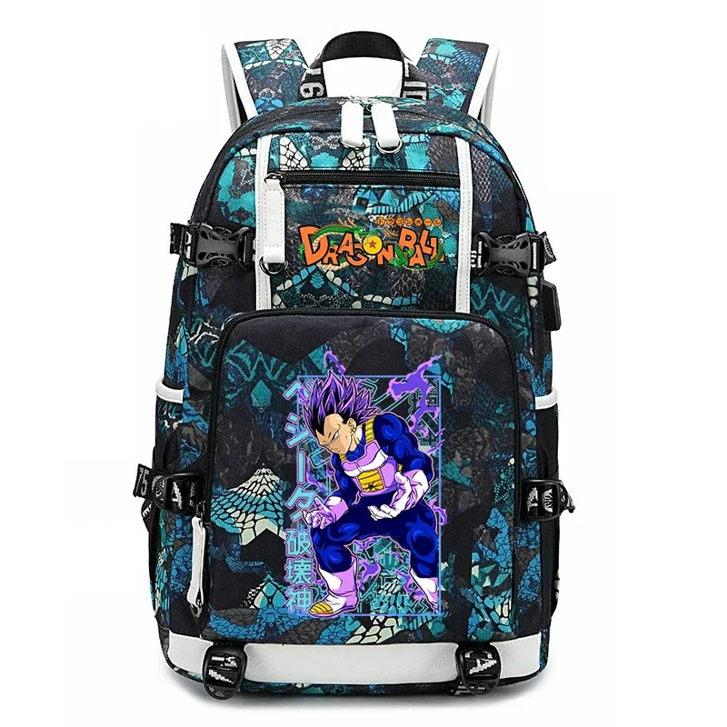 sac à dos imprimé dragon ball z pour étudiants, grande capacité, sac à dos décontracté pour enfants, adolescents, voyages scolaires