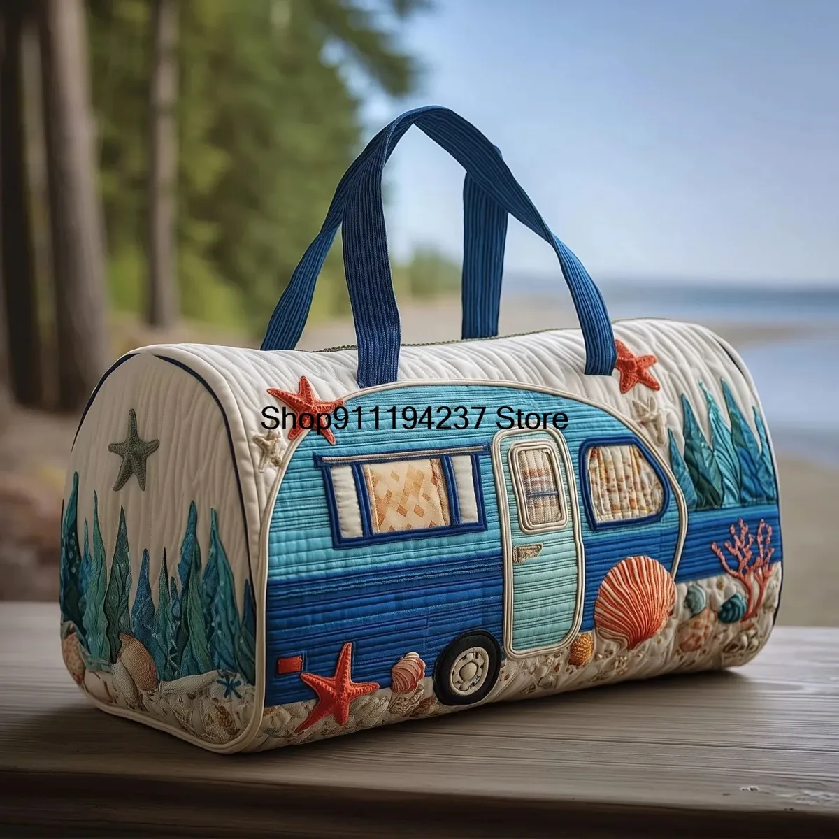 nouveau modèle de sac de voyage matelassé 3d hippie vibe