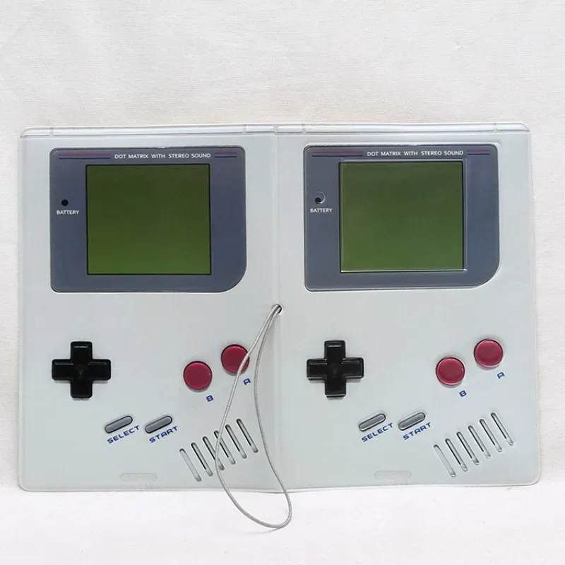 étui de couverture de porte-passeport de modèle de consoles de jeux portables pour voyage avec carte d'identité de billet organisateur de carte de crédit fente manchon de passeport