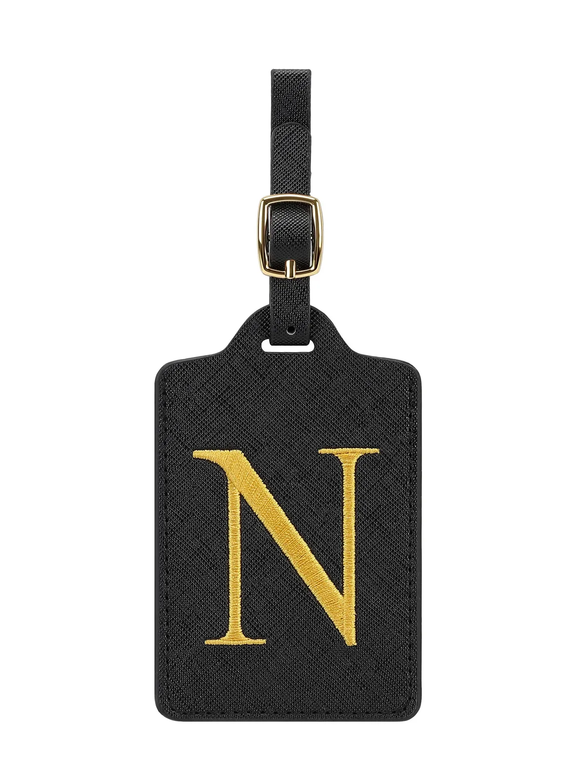 étiquette de bagage en cuir de qualité supérieure pour affaires, étiquette d'adresse pour bagage, étiquette de bagage cabine, porte-nom et adresse, accessoires de voyage
