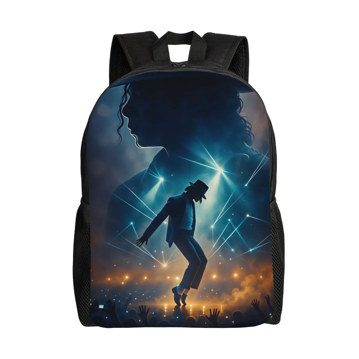 sac à dos m-michael jacksons pour jeunes, sacs à dos légers en polyester, sacs modernes pour lycéens, sac à dos de randonnée de haute qualité
