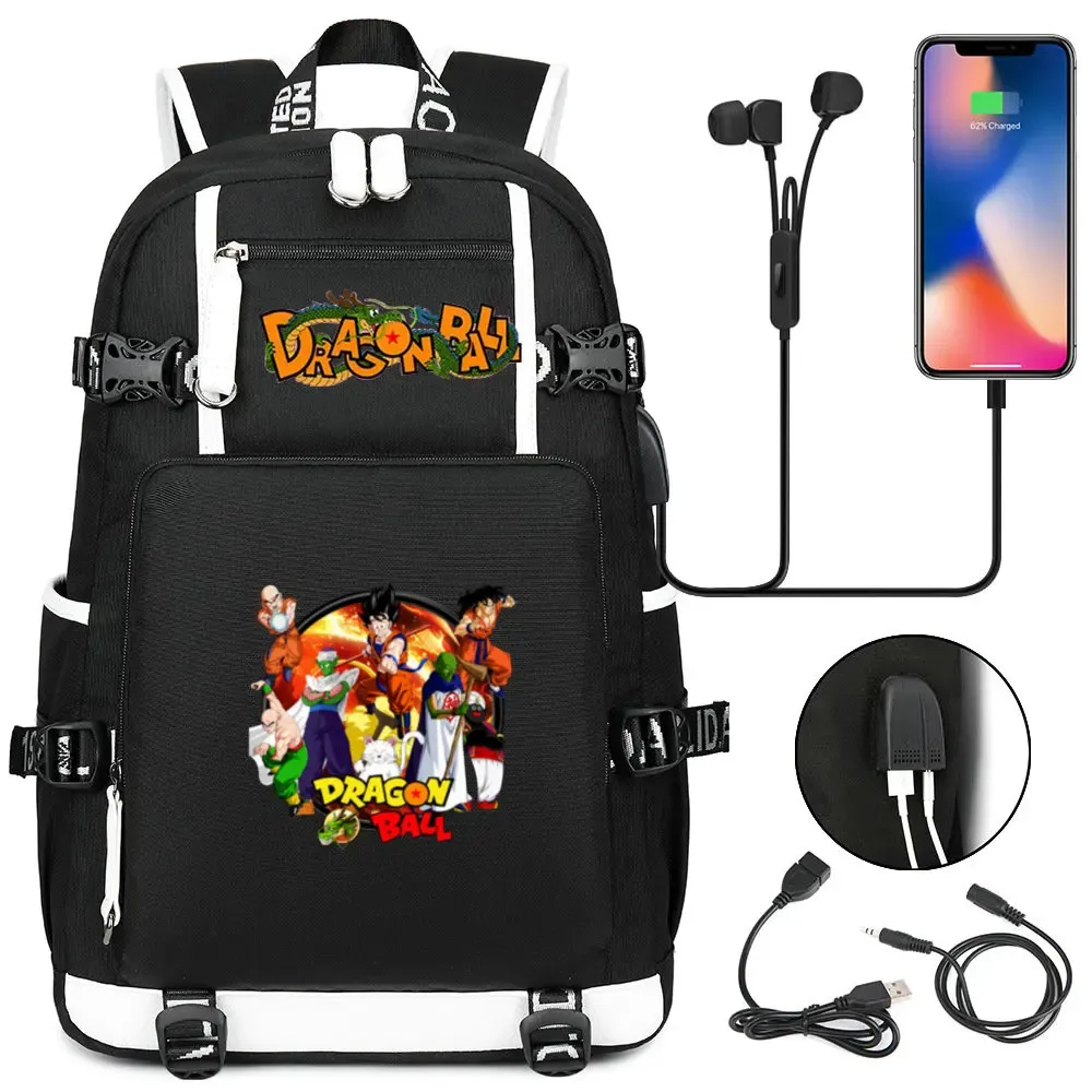 sac à dos camouflage dragon ball - sac d'école grande capacité pour étudiants, sac à dos pour enfants, sac de voyage en plein air pour garçons