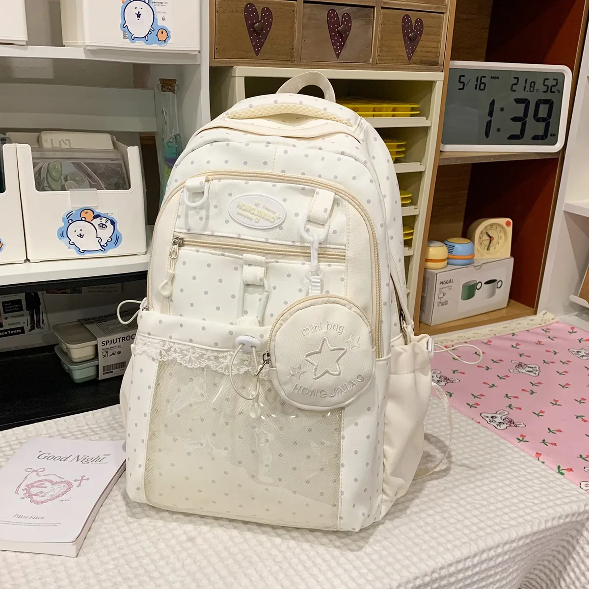 nouveau sac à dos ulzzang ita bag harajuku tendance kawaii pour campus et école, sac à dos simple pour femme