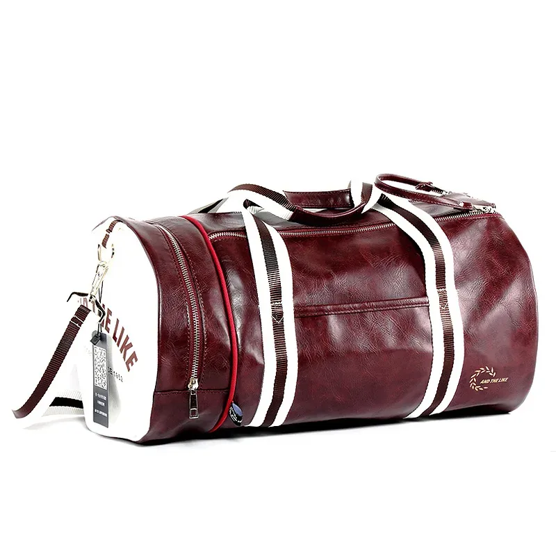 sac bandoulière en cuir, sac de voyage, sac de sport, sac de gym pour homme et femme, sacs d'entraînement à main, sac de rangement de voyage