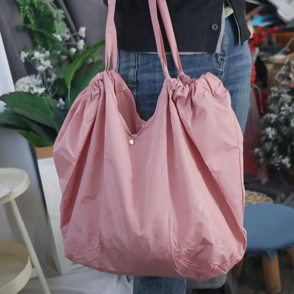 Sac à main pliable, sac de courses, grande capacité, Portable, pliable, écologique, pochette à bandoulière, sac de rangement d'épicerie