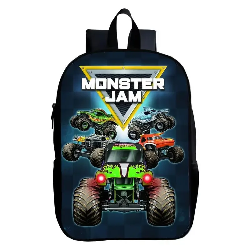 monster jam, monster truck, sac à dos pour enfants, sac à dos d'école primaire, sacs à dos de maternelle