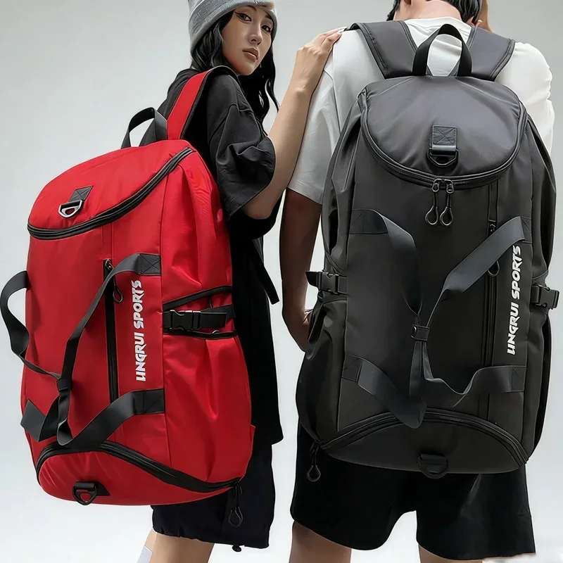 Sac à dos pour hommes et femmes, adapté aux voyages, au tourisme, à la randonnée, au camping, au sport, avec poche pour chaussures, sac de sport de plein air
