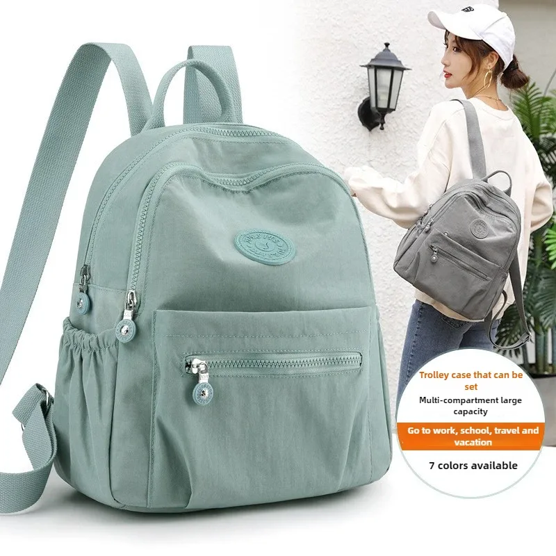 Sac à dos mini Oxford tendance pour femme, sac à dos en toile, sac de voyage pour maman, durable et portable pour une utilisation quotidienne, en extérieur, pour le shopping ou les voyages