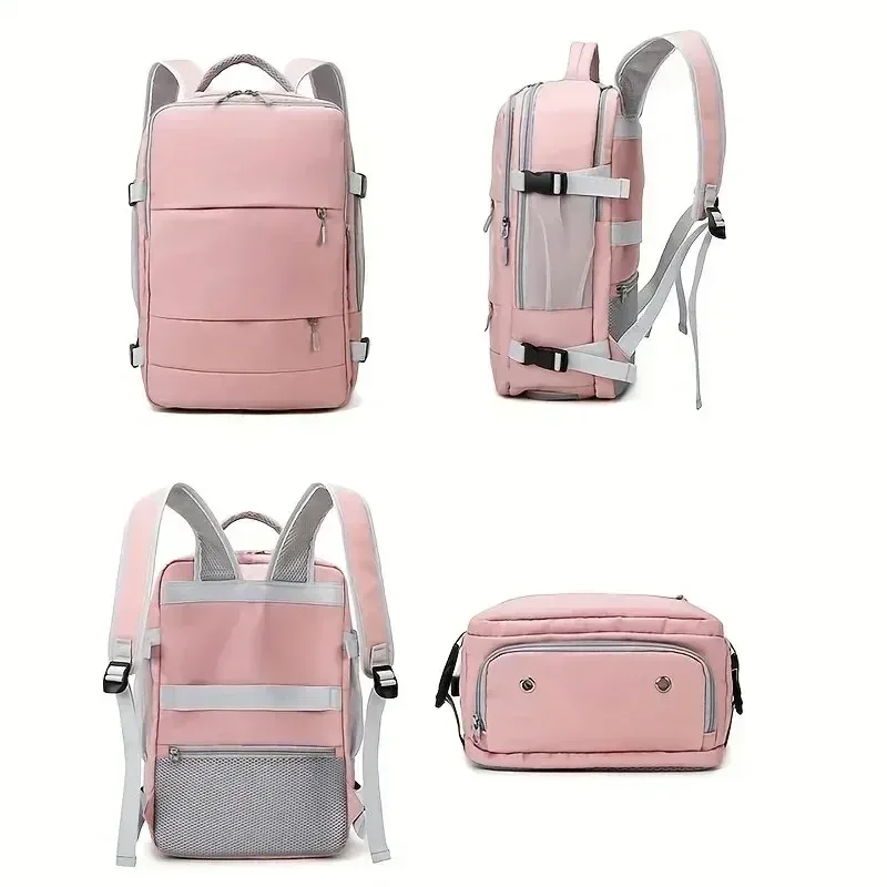 sac à dos imperméable avec compartiment à chaussures indépendant, rail de protection, interface usb, sac de voyage, sac de rangement grande capacité