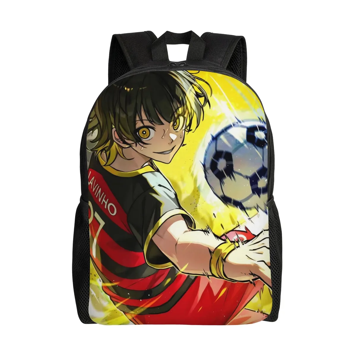 sac à dos pour femmes yoichi isagi blue locks anime, sac d'école pour enfants, sac à dos pour ordinateur portable, sac à bandoulière de voyage pour adolescents