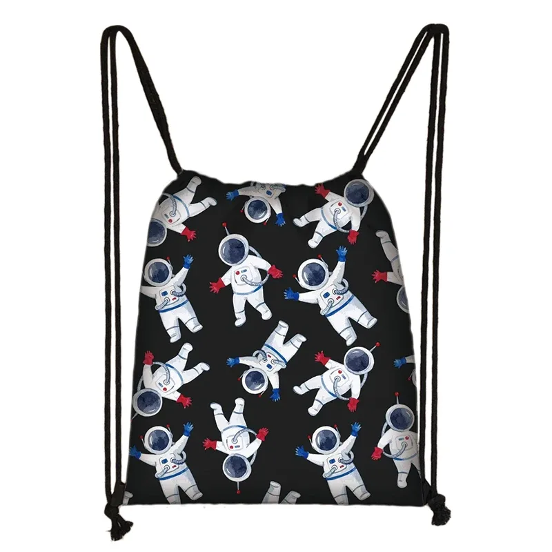 spacvier-sac à dos imprimé pilote pour femme, astronome ovni, proximité wstring, sac de rangement pour chaussures de voyage, support de livre pour adolescent, cadeau