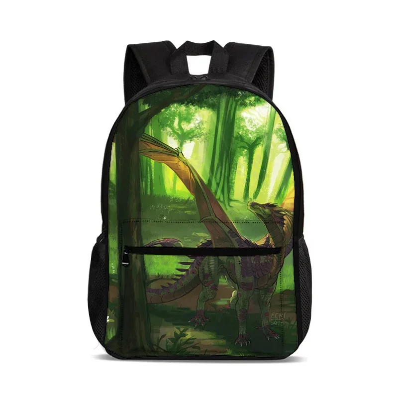 sac à dos pour ordinateur portable wings of fire, grande capacité, imprimé dessin animé, pour garçons et filles de l'école primaire, style polyvalent et tendance