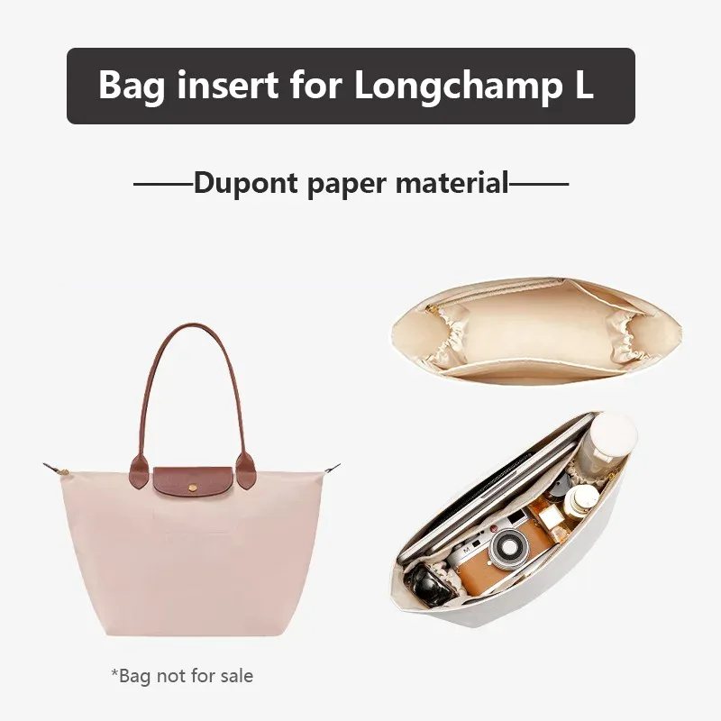 sac de rangement étanche, insertion pour sac longchamp à long manche, fourre-tout, rangement, sac léger, sac de support, accessoires