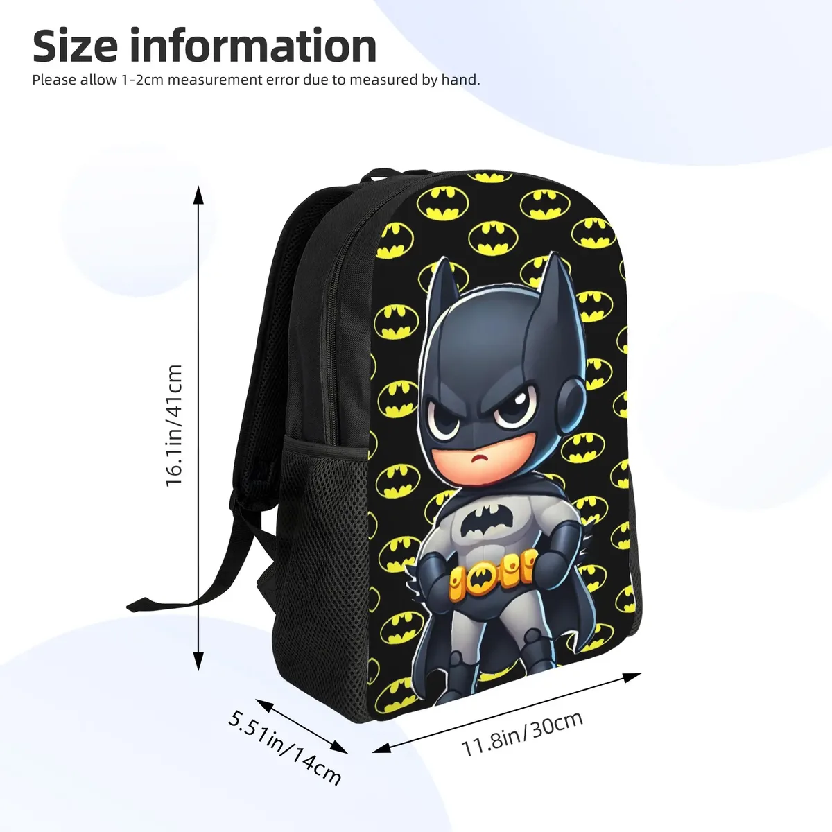 sac à dos de dessin animé b-batmans, sacs à dos fantaisie imprimés en 3d, sacs à dos pour étudiants, sacs à dos de cyclisme, sacs à dos de lycée, sacs à dos de créateur