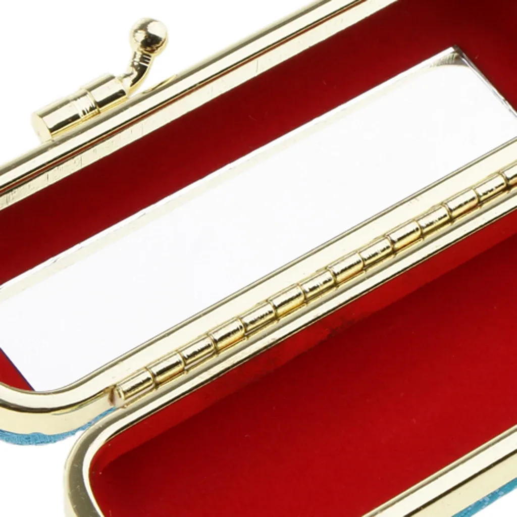 trousse de rangement cosmétique avec miroir, étui à rouge à lèvres, sac à main, porte-rouge à lèvres, couverture souple durable, trousse de rangement, meilleur cadeau