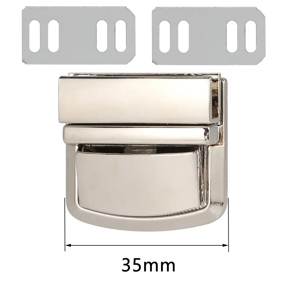 fermoir à boucle rectangulaire en métal pour sac à main, sacs à bandoulière, sac à main pour femmes, accessoires de bricolage