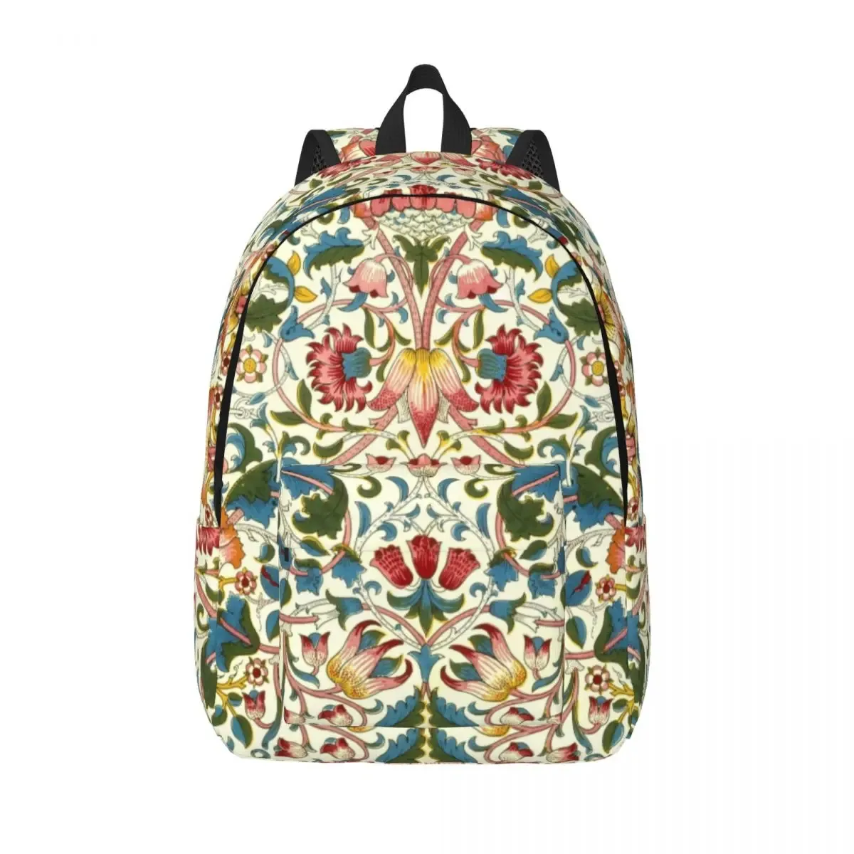 sac à dos en toile avec arbre de vie personnalisé par william instability, textile floral, école universitaire, sacs de voyage, cartable pour ordinateur portable 15"