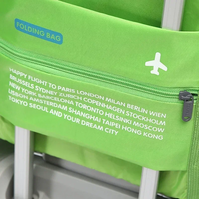 sac de rangement en nylon portable étanche pour voyage, organisateur de bagages à main, grande capacité, pliable, avion