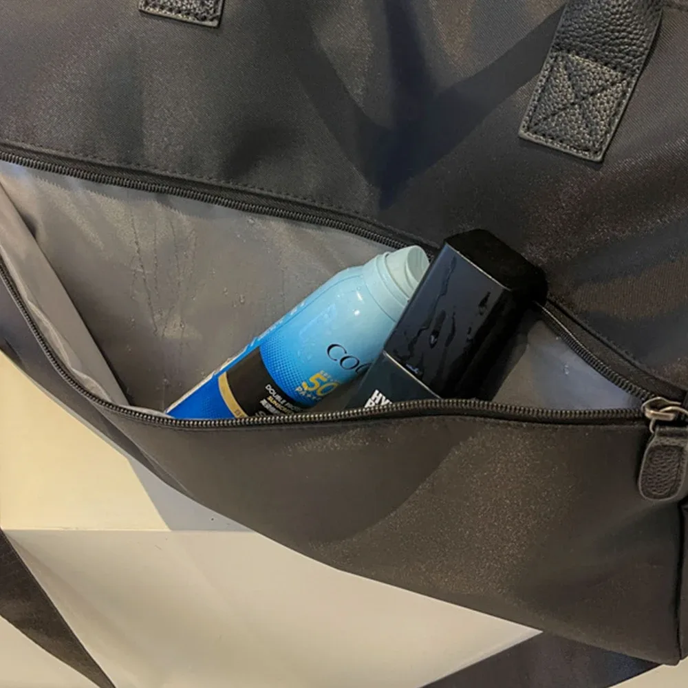 nouveau sac de fitness avec nom personnalisé, sac de voyage portable avec séparation sèche et humide, sac de voyage de grande capacité