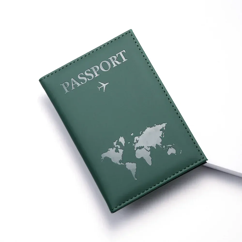 couverture de passeport pour couple amoureux, étui d'avion simple, portefeuille en pu pour femmes et hommes, porte-passeport de voyage de mariage, cadeau de mariage à la mode