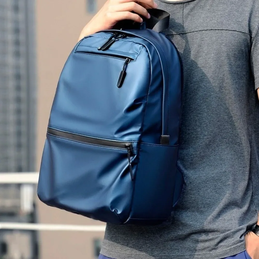 Sac à dos pour hommes, grande capacité, durable, multi-poches, imperméable, sac de voyage, gris, noir, sac pour ordinateur portable, streetwear
