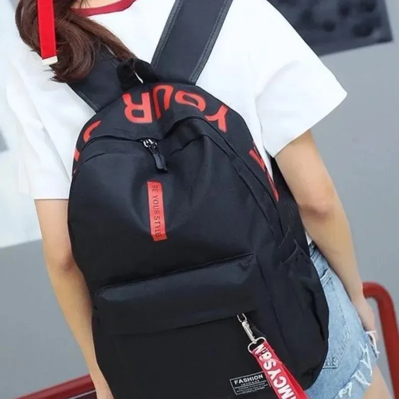 mode tendance sac à dos sac à dos pour hommes et femmes collège lycée étudiant sac grande capacité version coréenne de th