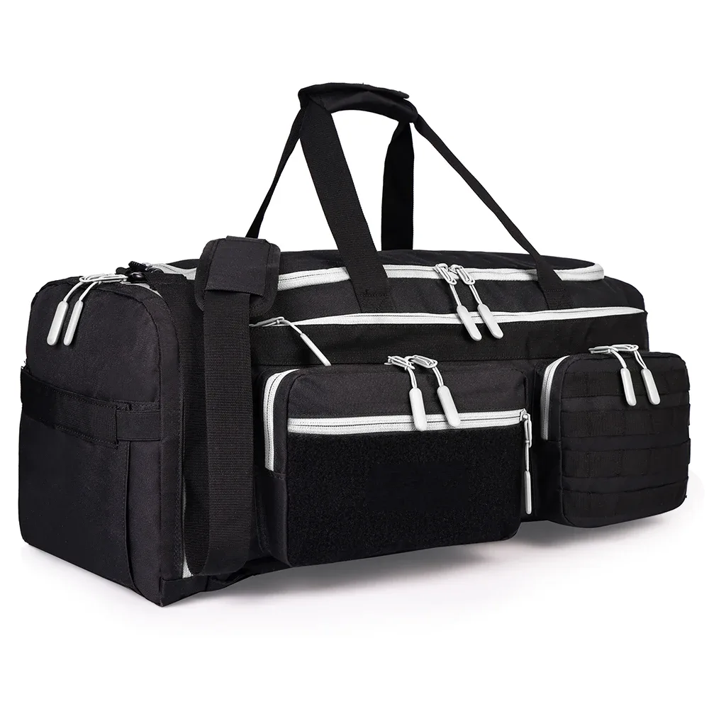lhi 50l 3 en 1 sac de voyage hommes grands sacs de sport de sport sac à dos militaire tactique avec compartiment à chaussures et poche humide