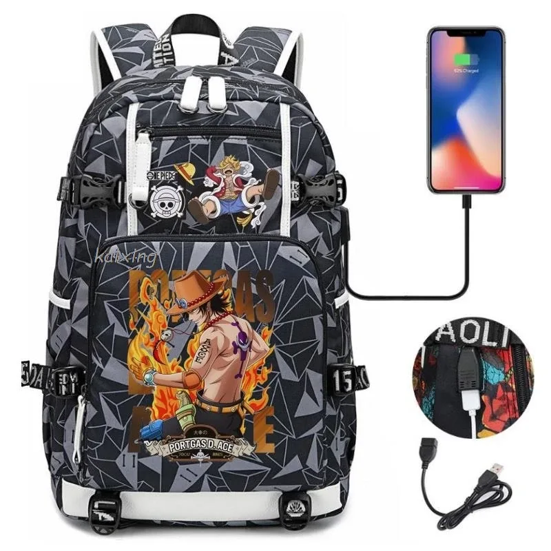 sac à dos brave one piece imprimé, sac à dos camouflage, sac à dos de grande capacité, sac de voyage, sacs d'école décontractés pour adolescents, pour cadeau
