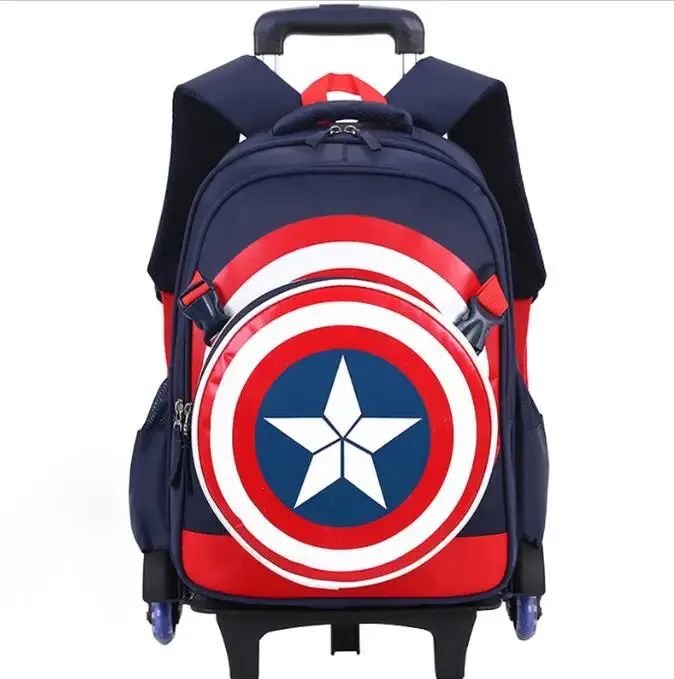 sac de chariot d'école pour enfants pour garçons sac à dos à roulettes d'école pour enfants sac d'école mochilas avec roues sacs à dos à roulettes