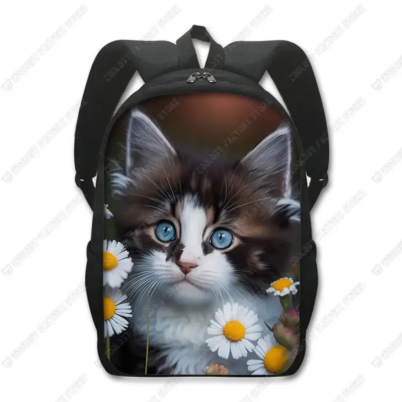 sac à dos chat mignon chat persan/siamese, sacs d'école pour enfants pour adolescents, chat britannique écossais, sacs à dos pour ordinateur portable, sac de livre chaton