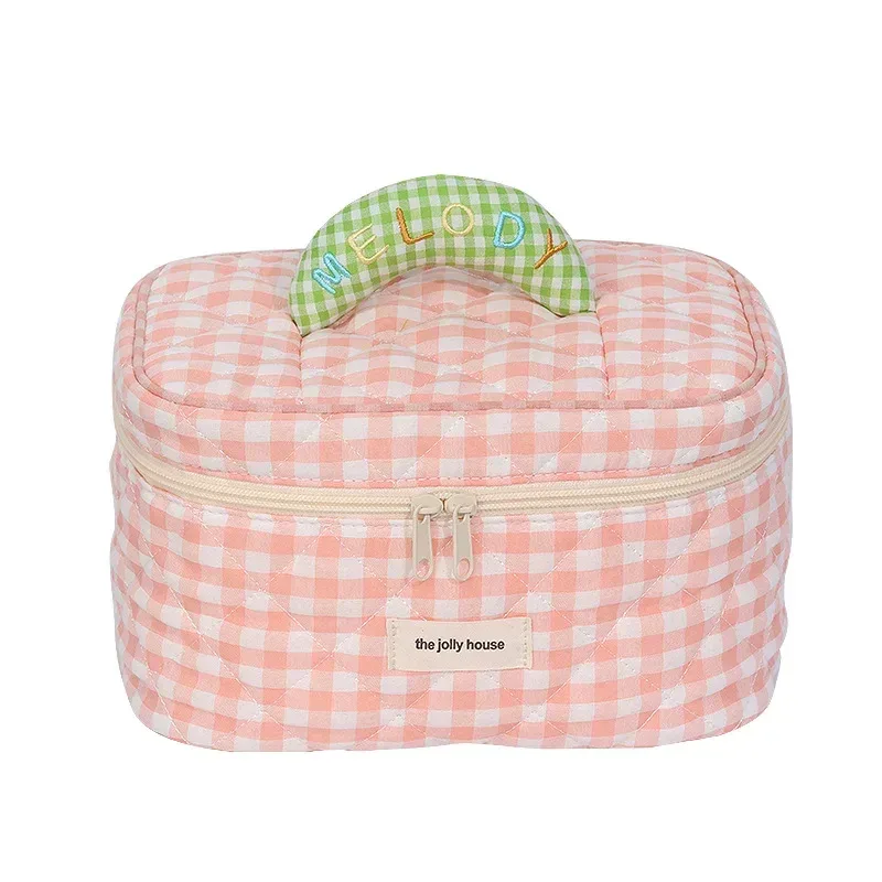 nouvelle trousse de maquillage grande capacité, organiseur de voyage, sac cosmétique de beauté coréen mignon, sac de rangement portable, essentiels de voyage
