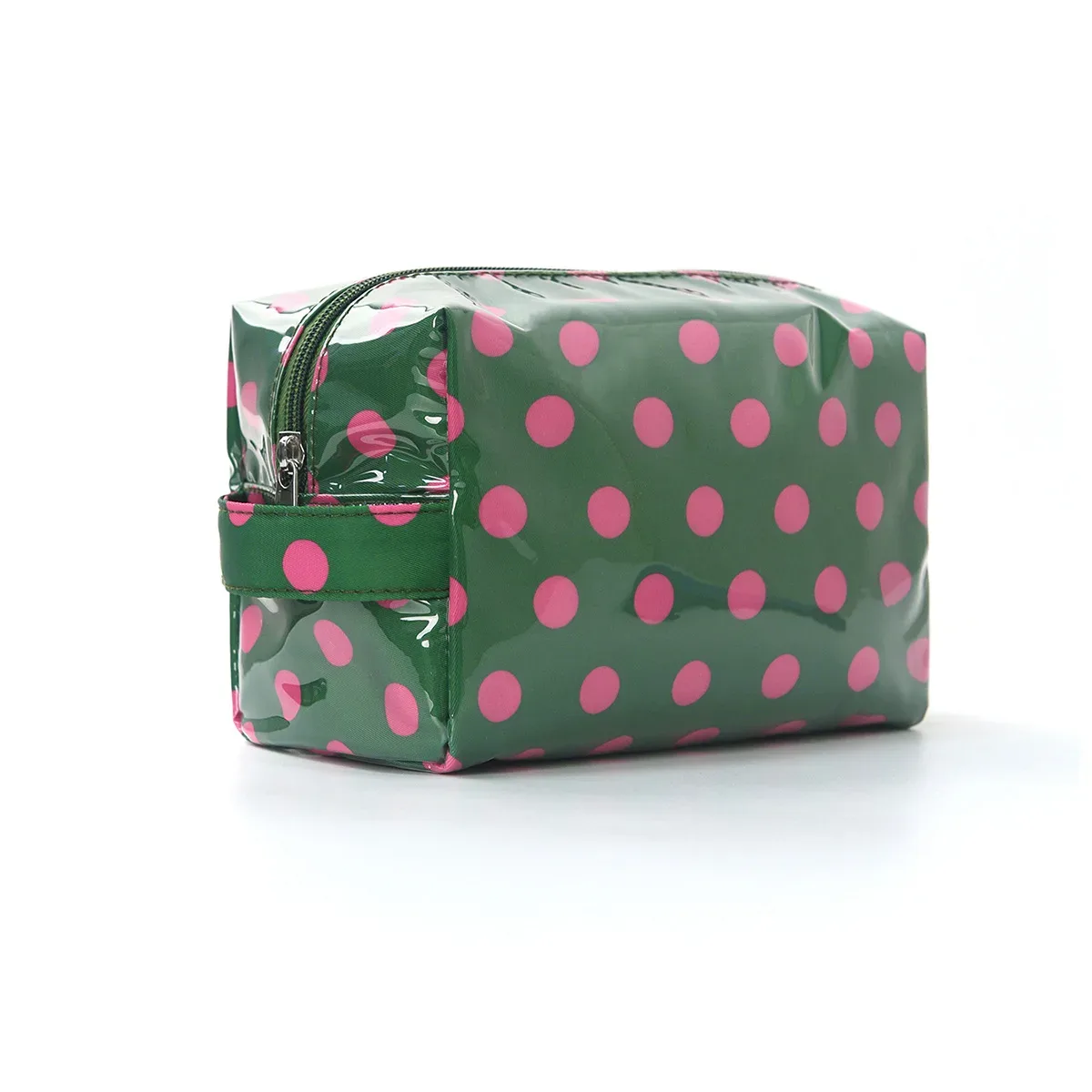 sac de maquillage élégant à rayures roses, sac de voyage portable de grande capacité, sac de rangement pour rouge à lèvres, sac à main, sac cosmétique, trousse de toilette, cadeaux pour filles