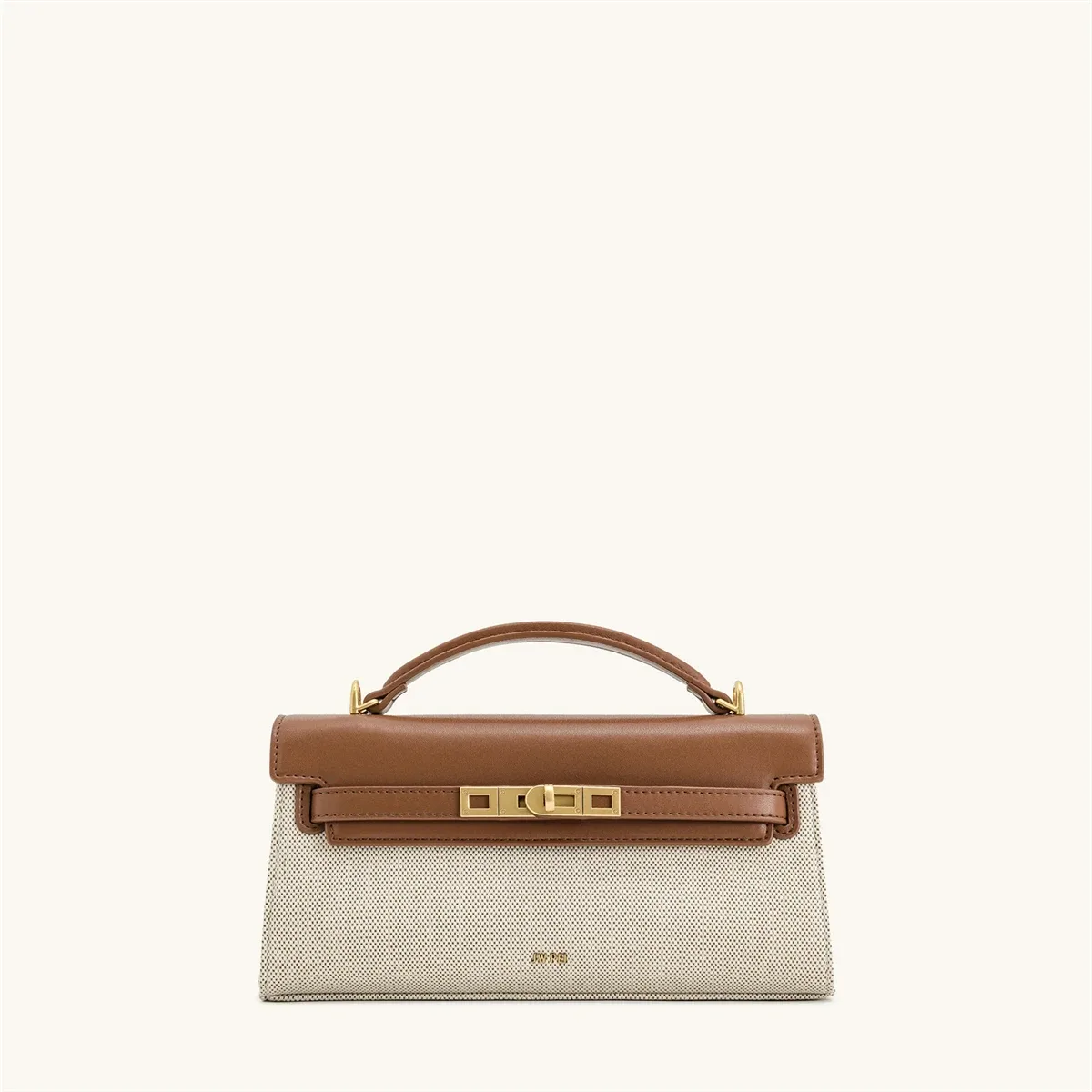 sac à main de luxe en cuir et tissé avec boucle métallique vintage, poignée courte élégante, sac fourre-tout élégant pour femme pour les soirées et l'usage quotidien