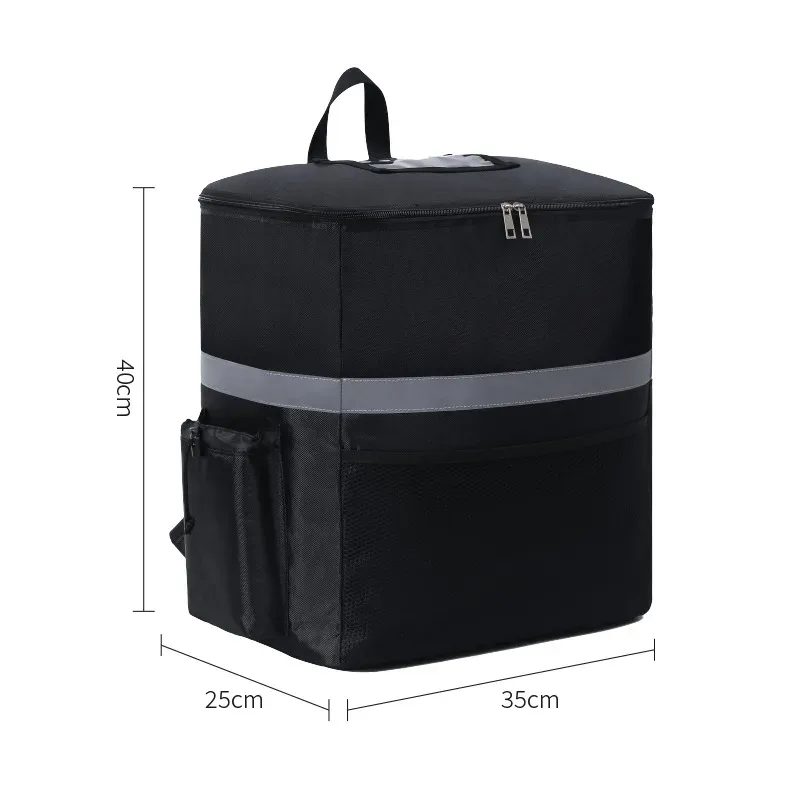sac alimentaire thermique extra large 35l, sac isotherme pour conserver les aliments, boîte de réfrigérateur, sac à dos de livraison fraîche, sac isotherme