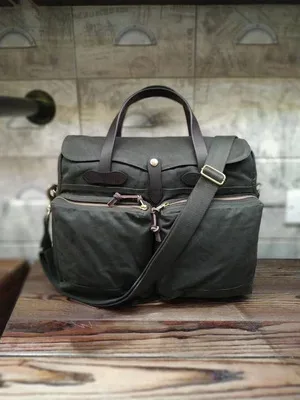 tailleur brando super qualité sac à dos américain rétro 70140 huile cire toile sac à main taille 40*32*9 cm lourd sac à bandoulière étanche