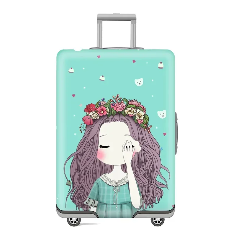juste de bagage élastique pour enfants, housse de bagage de voyage, housse de bagage de dessin animé, accessoires de voyage