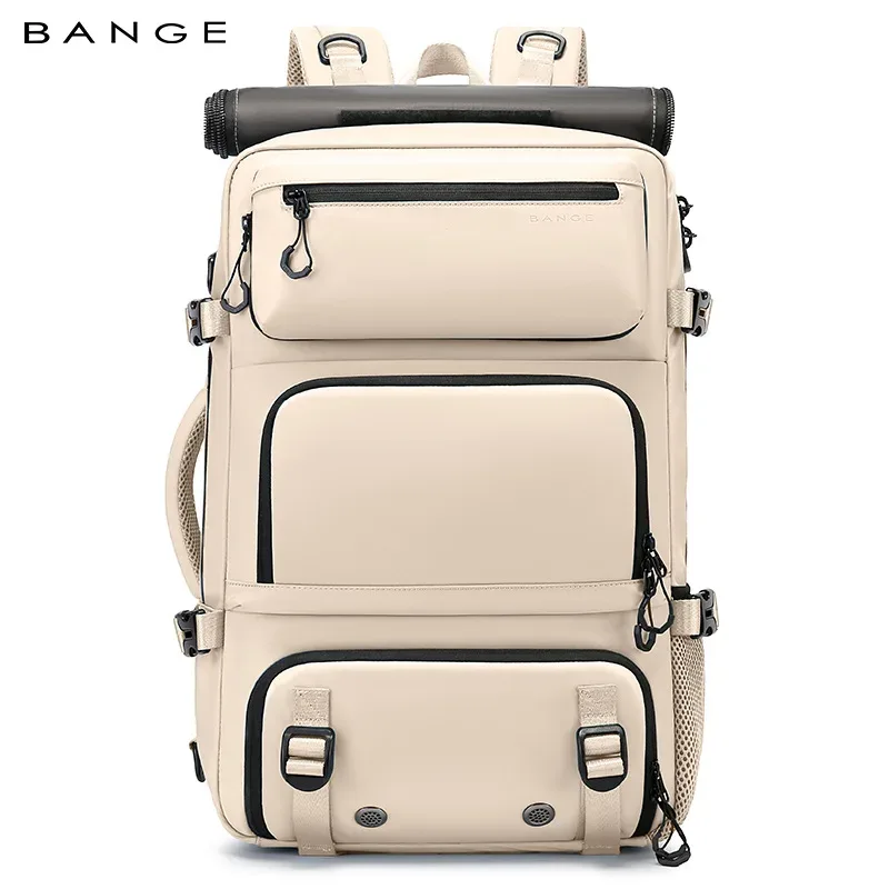 bange-sac à dos extensible pour homme, imperméable, pour ordinateur portable, grande capacité, randonnée, voyage, 17.3 pouces