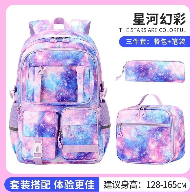 3 pièces/ensemble enfants sacs d'école filles adolescent livre sac jeunesse école sac à dos voyage junior lycéens sac à dos pour ordinateur portable